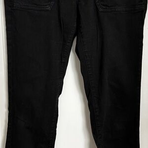 Black Straight Skinny Pants